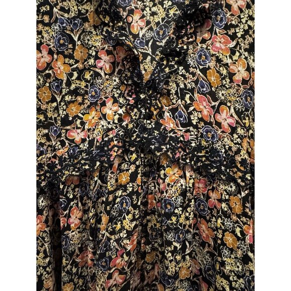 FREE PEOPLE 'Milania' Floral Maxi Dress - Dark Combo - SMALL RRP$168 - Picture 9 of 16